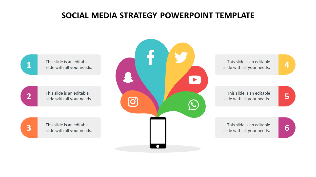 social media strategy powerpoint template